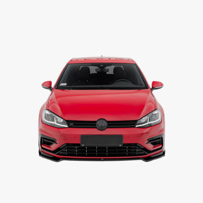 Front Splitter V.2 Volkswagen Golf R / R-Line Mk7 Facelift