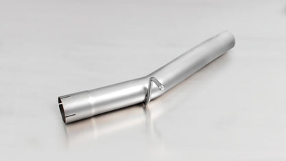 Remus Non-Resonated Cat back System Left/Right with 4 tail pipes - 102 mm angled, straight cut, chromed - Golf Mk7 2.0 R 2014-2016