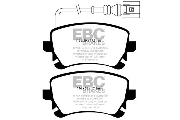 EBC Brakes Yellowstuff 4000 Series Street – DP41534R