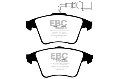 EBC Brakes Ultimax OE Replacement Brake Pad Set – DP1556