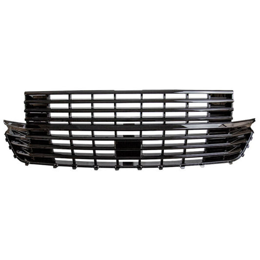 VW Transporter T6.1 – Badgeless Grille – Gloss Black