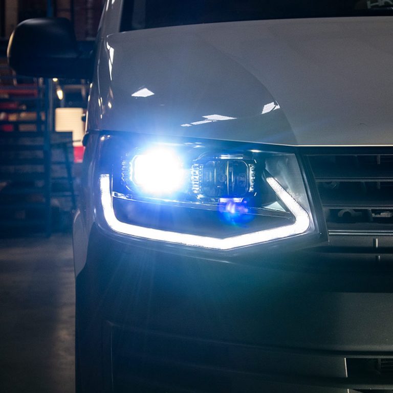 VW Transporter T6 – Headlights – V3 – LED DRL – RHD – Limited Edition – All Black