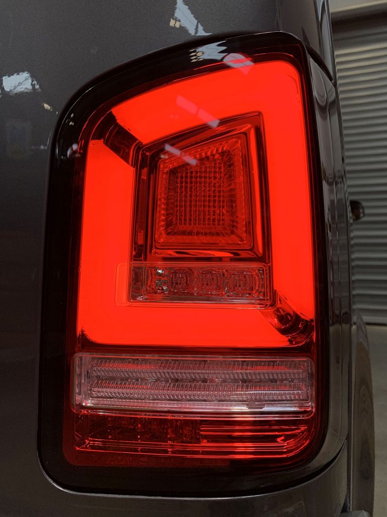 VW Transporter T5.1 (2010-15) – Rear Lights – Sequential Indicator – LED – RHD – Red