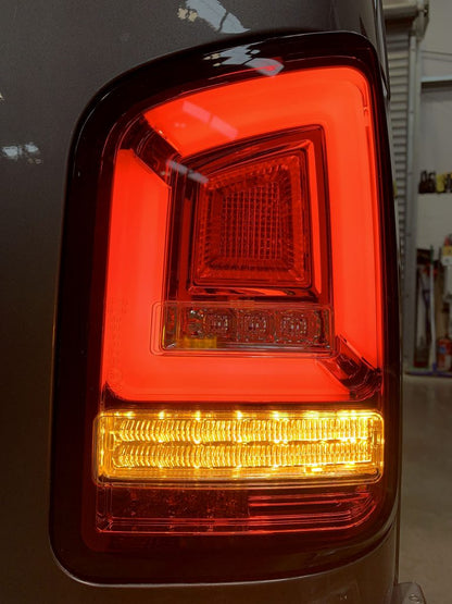 VW Transporter T5.1 (2010-15) – Rear Lights – Factory Sportline – Sequential Indicator – LED – Red