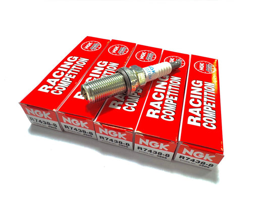 NGK Competition R7438-8 (x5) Angled Ground Strap Spark Plug Set - 2.5TFSI