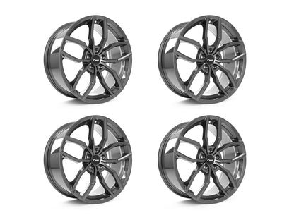 Racingline R360 8.5J x 20inch Alloy Wheel Set - Gloss Gunmetal Grey