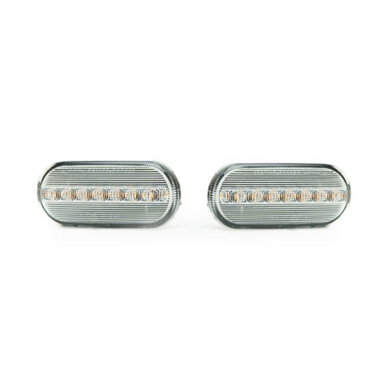 VW Transporter T5 – Side Repeaters – Sequential – LED – Ultra Bright – Clear