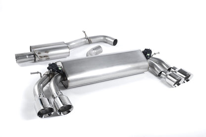 Milltek 'Valved' Cat-Back Exhaust - VW Golf 'R' Mk7