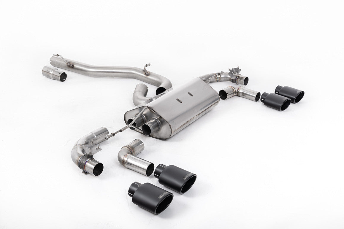 Milltek 80mm Valved Race Exhaust System - VW Golf 'R' Mk7.5 (300hp) both GPF and Non GPF