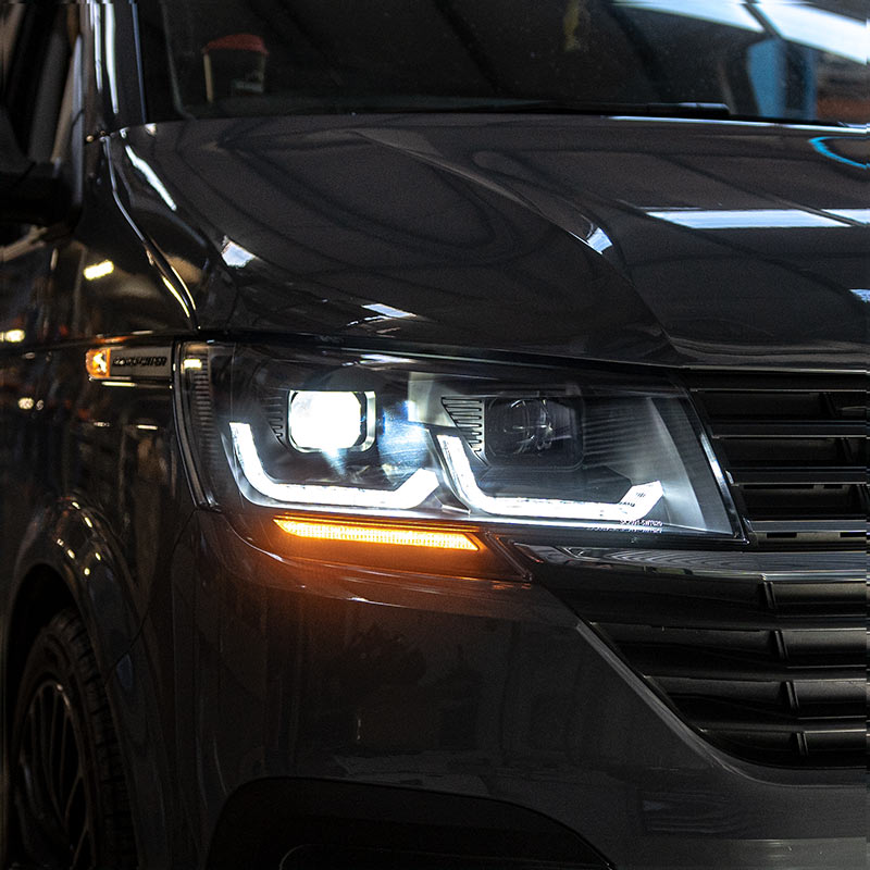 VW Transporter t6.1 Headlight Upgrade RHD chrome