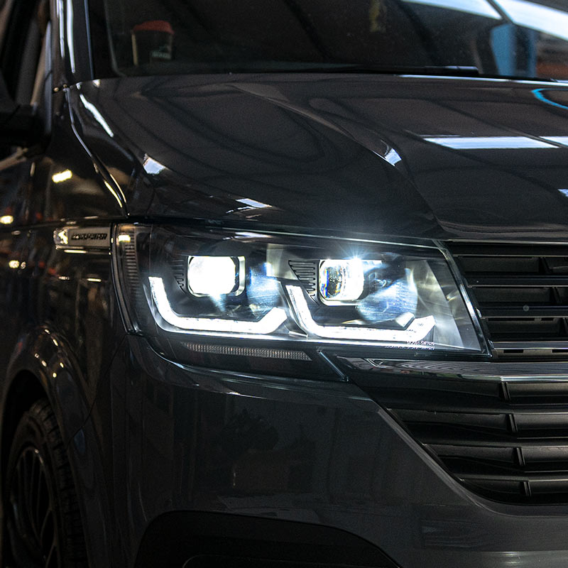 VW Transporter t6.1 Headlight Upgrade RHD chrome