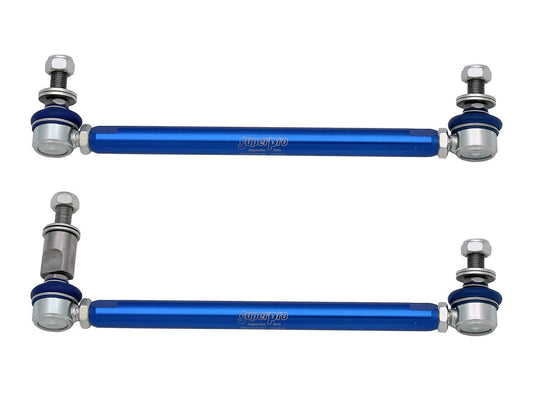 Superpro Front Sway Bar Link Kit - Heavy Duty Adjustable - Golf MK7 2WD+4WD