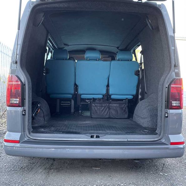 VW Transporter T6 & T6.1 – Rear Bumper Protector – Tailgate – Matte Black