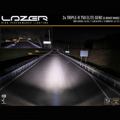 VW Transporter T6.1 (2019+) – Lazer Lamps – Grille Mount Kit – Triple-R – 750 – STD
