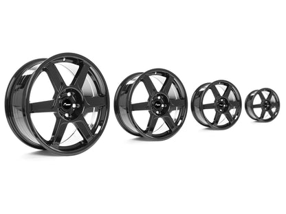 Racingline R-06 8.5J x 18inch Alloy Wheel Set - Gloss Black