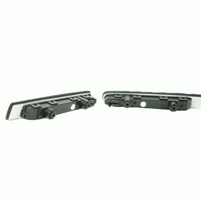 VW Transporter T5-T6.1 – High Level Brake Lights – Barn Door – LED – Black Smoke