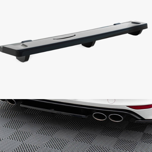 Central Rear Splitter (Vertical Bars) VW Golf R Mk7