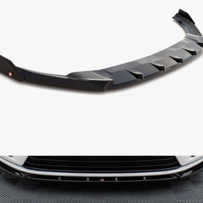 Front Splitter V.5 + Flaps Volkswagen Golf R / R-Line Mk7