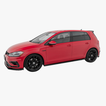 Side Skirts Diffusers V.1 Volkswagen Golf R / R-Line Mk7 Facelift