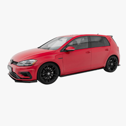 Street PRO Side Skirts Diffusers Volkswagen Golf R / R-Line Mk7 Facelift