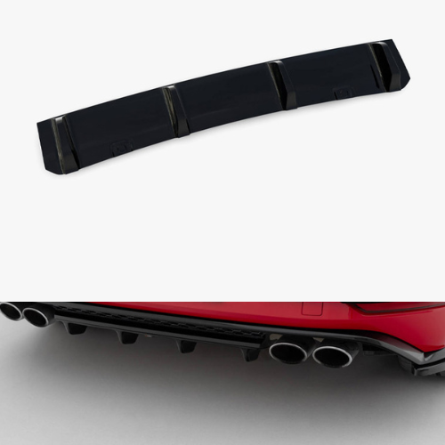 Rear Splitter Volkswagen Golf R / R-Line Hatchback Mk7 Facelift