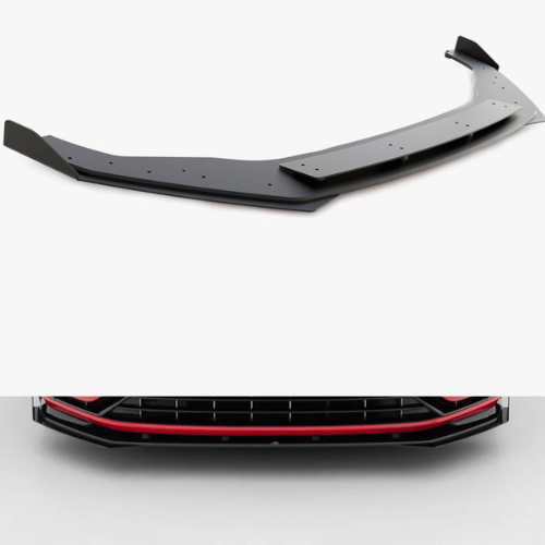 Street PRO Front Splitter + Flaps Volkswagen Golf R / R-Line Mk7 Facelift