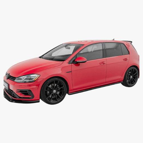 Racing Side Skirts Diffusers Volkswagen Golf R / R-Line Mk7 Facelift