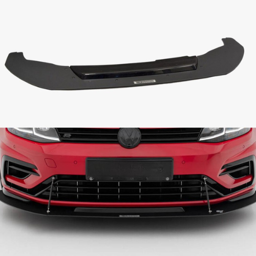 Hybrid Front Racing Splitter VW Golf 7 R / R-Line Facelift