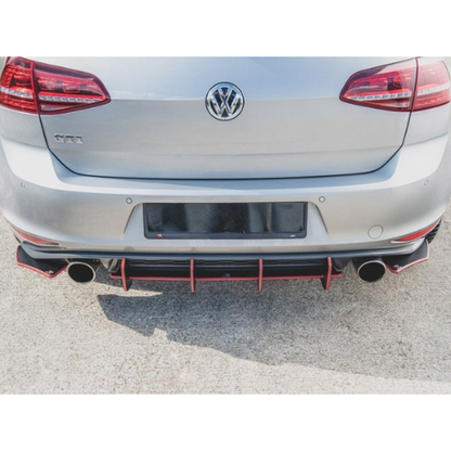 Street PRO Rear Side Splitters V.2 VW Golf Mk7 GTI