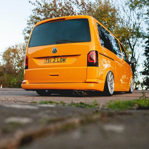 VW Transporter T6 – Rear Lights – Sequential Indicator – LED – RHD – Tailgate – Red Smoke