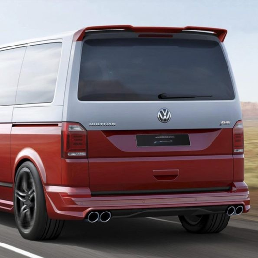 VW Transporter T6/T6.1 – ABT – Rear Bumper Skirt Set – With Quad Exhaust System – Tailgate