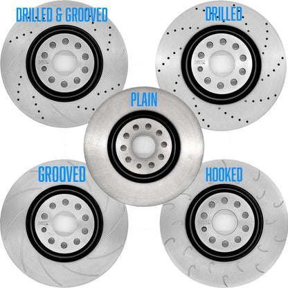 Vagbremtechnic 340 x 30mm Front Brake Discs - MQB