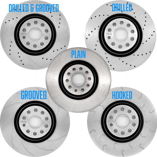 Vagbremtechnic 340 x 30mm Front Brake Discs - MQB