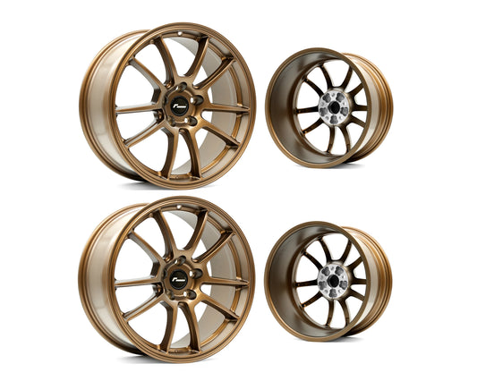 Racingline Cup Edition 'EVO' 8.5J x 18inch Alloy Wheel Set - Satin Bronze