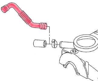 Forge Motorsport VW T5 Transporter 1.9 TDI Breather Hose