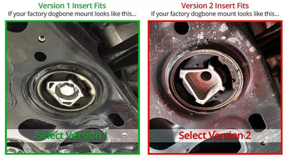 RacingLine Twin Dogbone Mount Inserts (MQB / MQB Evo)