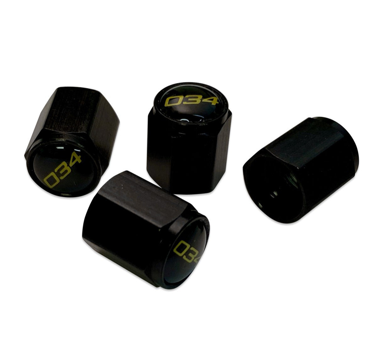 034Motorsport Aluminum Valve Stem Cap Set