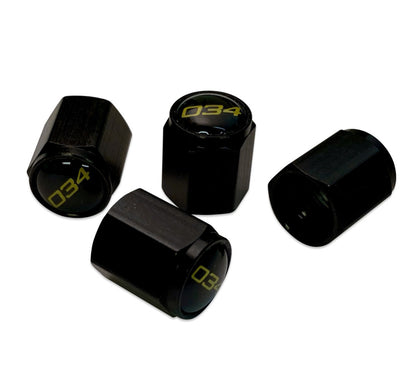 034Motorsport Aluminum Valve Stem Cap Set