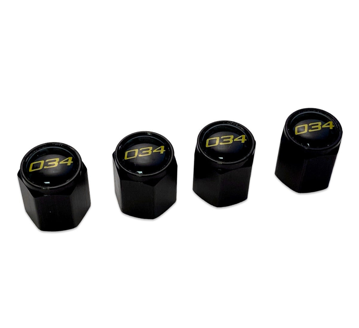 034Motorsport Aluminum Valve Stem Cap Set