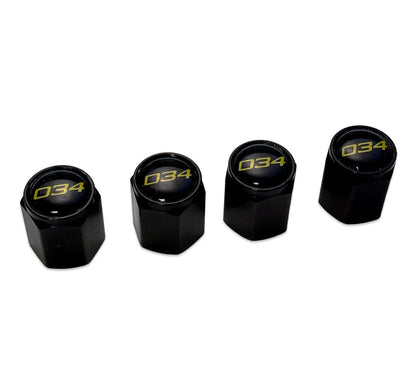 034Motorsport Aluminum Valve Stem Cap Set