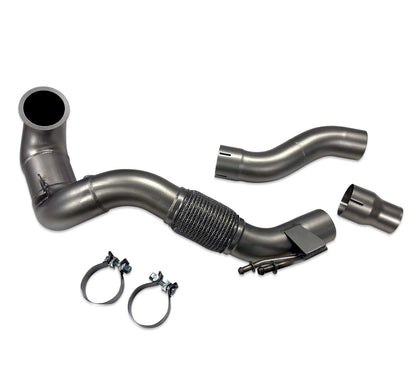 034Motorsport Cast Stainless Steel Performance Downpipe - S3 8V / Golf 7 R 4WD