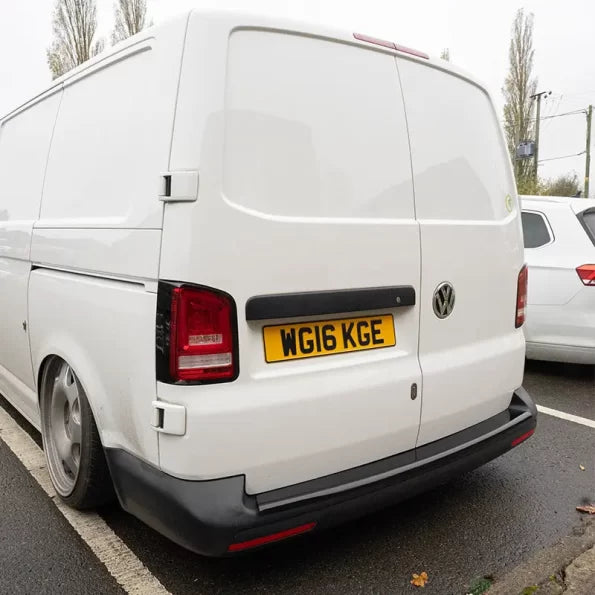 VW Transporter T5-T6.1 – Rear Bumper Protector – Barn Doors (Colour Options)