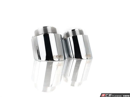 ECS Tuning 4" OE Fit Exhaust Tips - Chrome - Pair - Mk6/Mk7 GTI