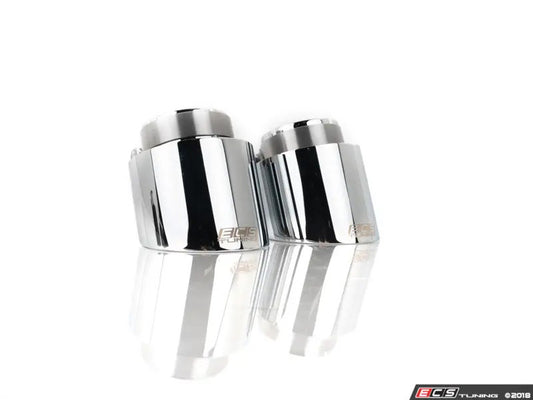 ECS Tuning 4" OE Fit Exhaust Tips - Chrome - Pair - Mk6/Mk7 GTI