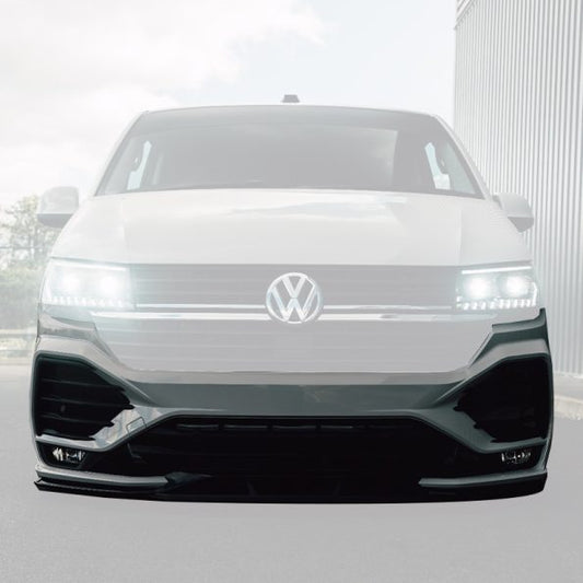 VW Transporter T6.1 – GT-T Front Bumper Replacement with Gloss Black Grilles