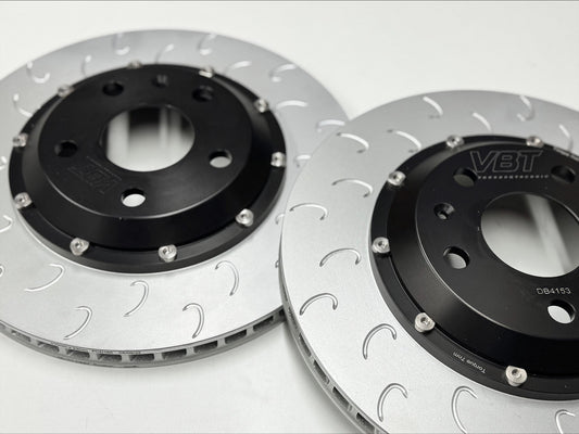 VBT 2-Piece Hooked 310x22mm Rear Brake Discs - MQB
