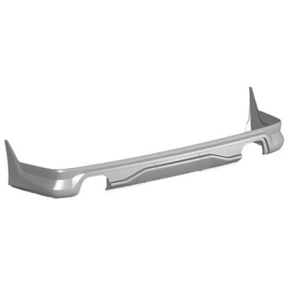 VW Transporter T6/T6.1 – ABT – Rear Bumper Skirt Set – With Quad Exhaust System – Tailgate