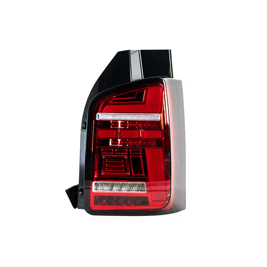 VW Transporter T6.1 – Rear Lights – Sequential Indicator – LED – RHD – Barn Door – Red