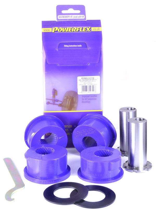 VW Transporter T5/T6 – Powerflex – Rear Wishbone Bushes – Adjustable – Set Of 4
