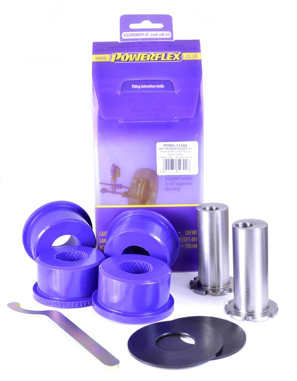 VW Transporter T5/T6 – Powerflex – Rear Wishbone Bushes – Adjustable – Set Of 4